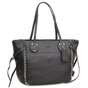 Whiplash Tatum Black Leather Tote